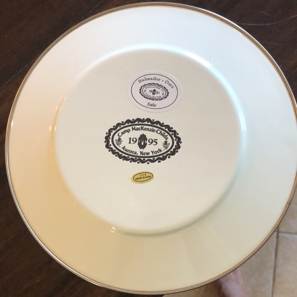 MacKenzie-Childs Camp 1995 salad plate - Picture 3 of 5